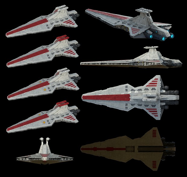 star wars venator 3d model